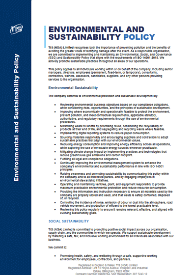 Environmental Policy